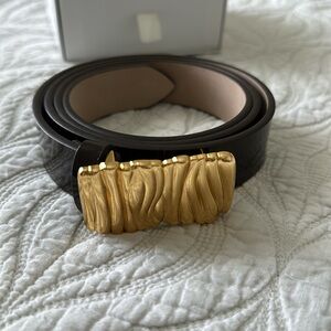 HEAVEN MAYHEM Gaia Belt Brown patent